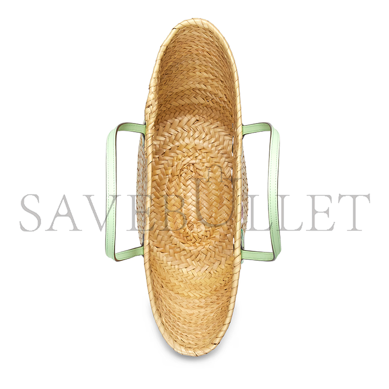 G*u*i small straw tote with G*u*i logo 779524 (26*22.5*18cm)